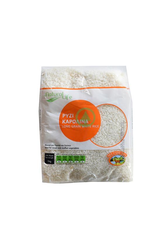 NATURAL LIFE Long Grain White RICE CAROLINA 1KG