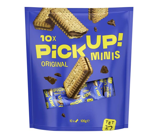 Pickup Mini Choco Biscuits 106G (10X10.6G) - Original