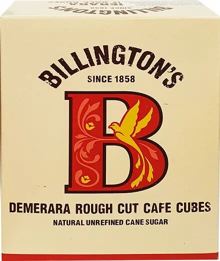 BILLINGTONS sugar cubes rough cut demerara 500g