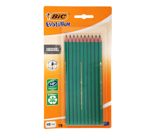 Bic Writing Pencils Evolution Hb/2 X10pcs
