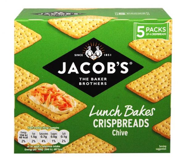 Jacobs Crispbreads Chive 190G