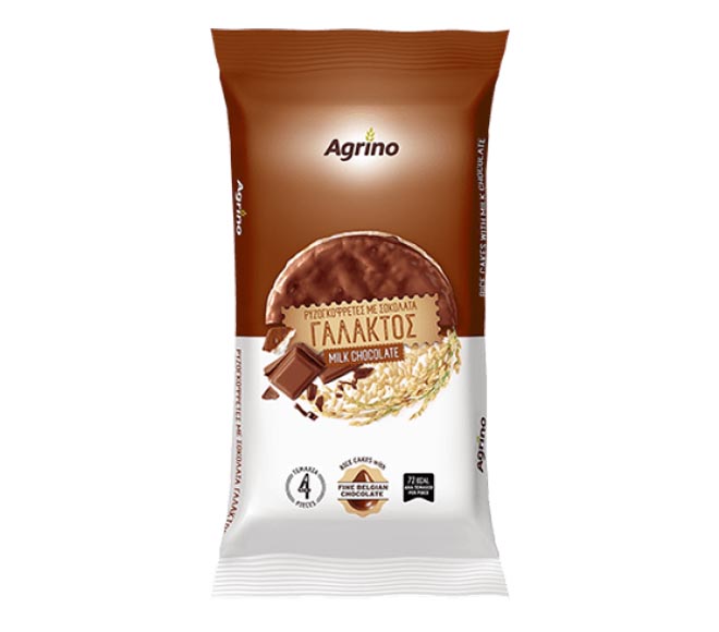 Agrino Rice Cakes 60G - Milk Chocolate