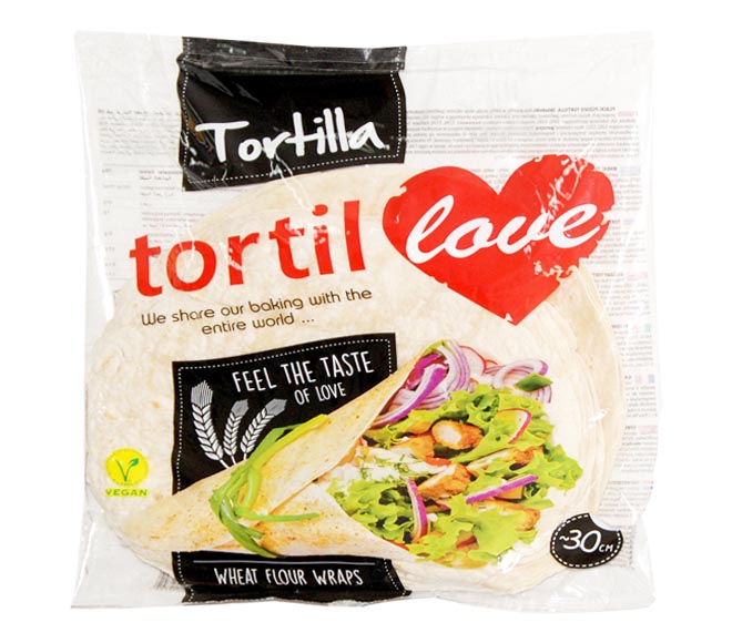 TORTILLOVE wheat flour tortillas 1.44kg 18pcs (30cm)