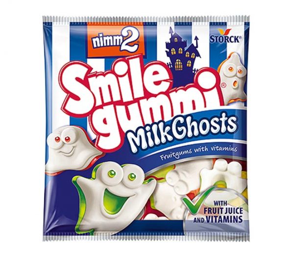 Gummi Sweets Storck Smile Fruitgums 90G - Milk Ghosts