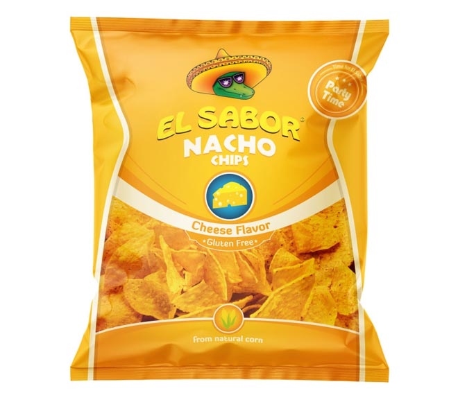 El Sabor Nacho Chips 225G - Cheese Flavor Gluten Free