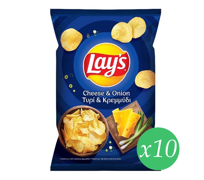 Lays 10-Pack Cheese Onion 42G