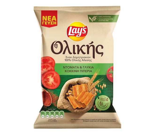 Lays Wholegrain Snacks Tomato Sweet Chili 95G