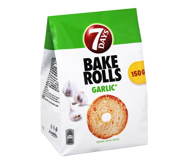 7Days Bake Rolls Garlic 150G