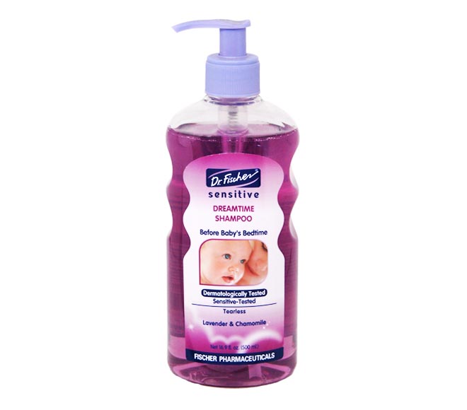 Dr Fischer Sensitive Baby Bath Wash Tearless 500Ml - Lavender Chamomile