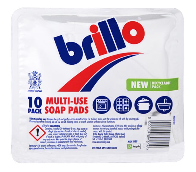 Pads Brillo Soap 10Pcs