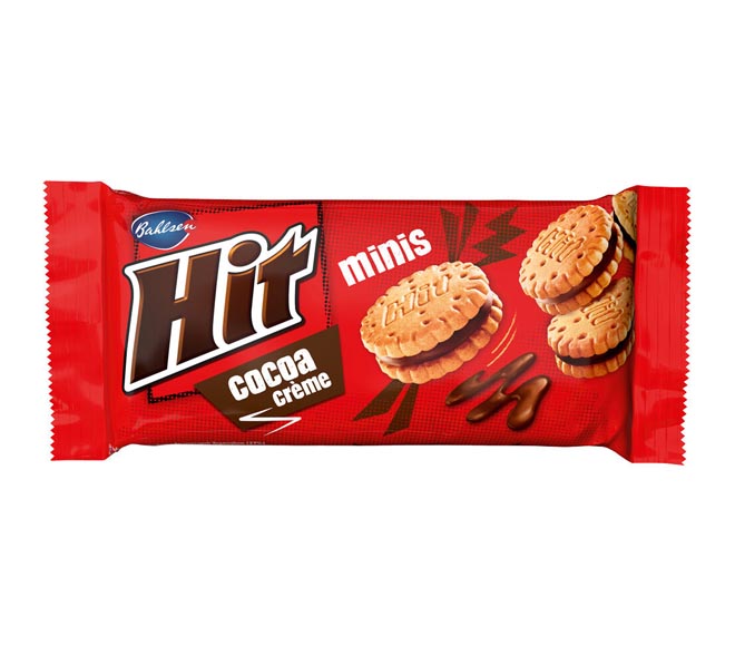 Bahlsen Hit Sandwich Mini Biscuits 130G - Cocoa Creame