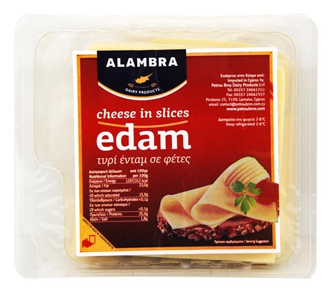 Cheese Alambra Edam Slices 500G