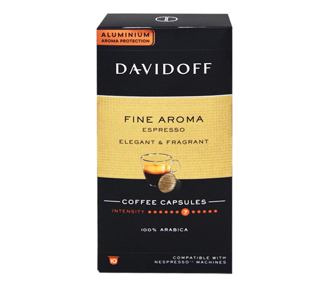 Davidoff Fine Aroma Espresso 55G - (10 Caps - Intensity 7)