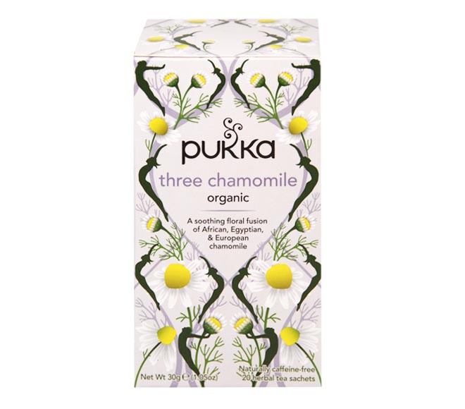 Tea Pukka Bio Three Chamomile (20 Pcs) 30G - African, Egyptian European Chamomile