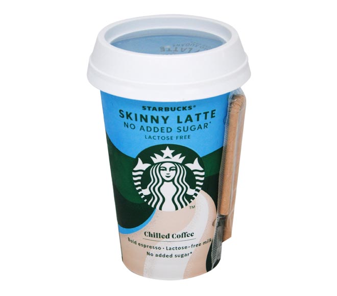 Coffee Starbucks Skinny Latte No Added Sugar 220Ml - Lactose Free