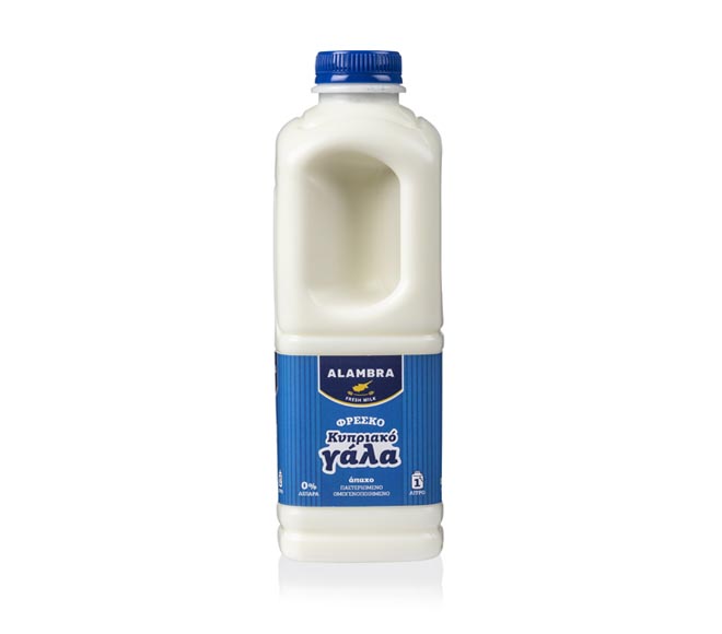 Alambra Milk Skimmed 0% Fat 1L - Dairy Product