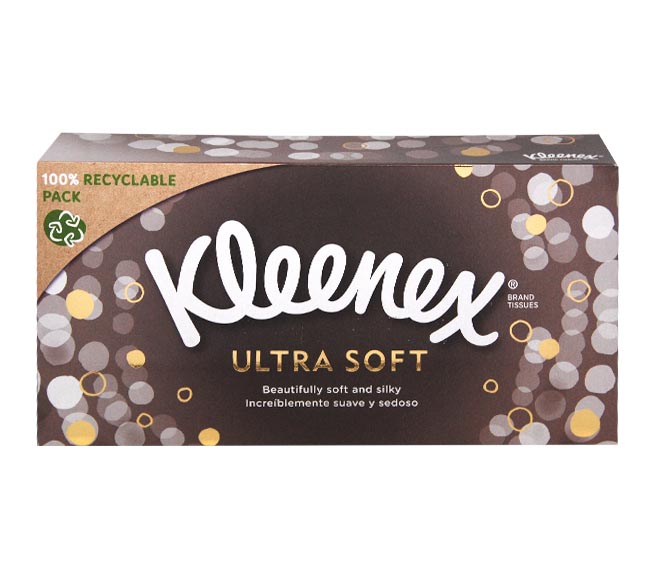 Kleenex Facial Tissues Ultra Soft 64 Sheets X 3Ply