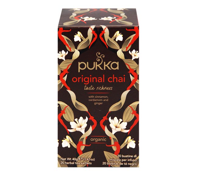 Tea Pukka Bio Original Chai (20 Pcs) 40G - Cinnamon, Cardamon Ginger