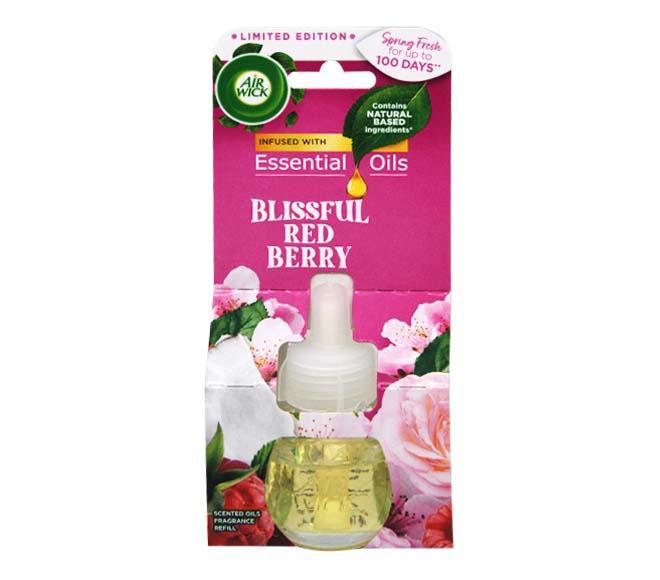 Air Wick Limited Edition Diffuser Refill Essential Oils 19Ml - Blissful Red Berry