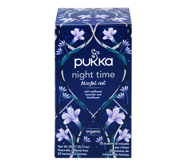 Tea Pukka Bio Night Time (20 Pcs) 20G - Oatflower, Levander Limeflower