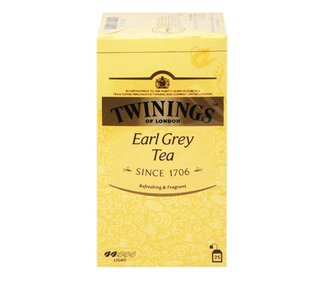 Tea Twinings Earl Grey (25Pcs) 50G - Light