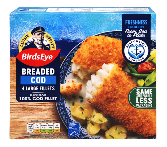 Birds Eye Breaded Cod 440G