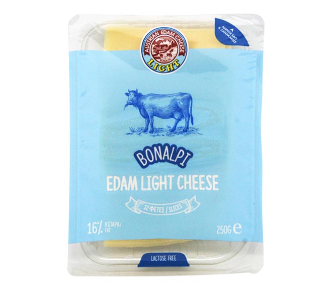 Cheese Bonalpi Austrian Edam Light Slices 250G