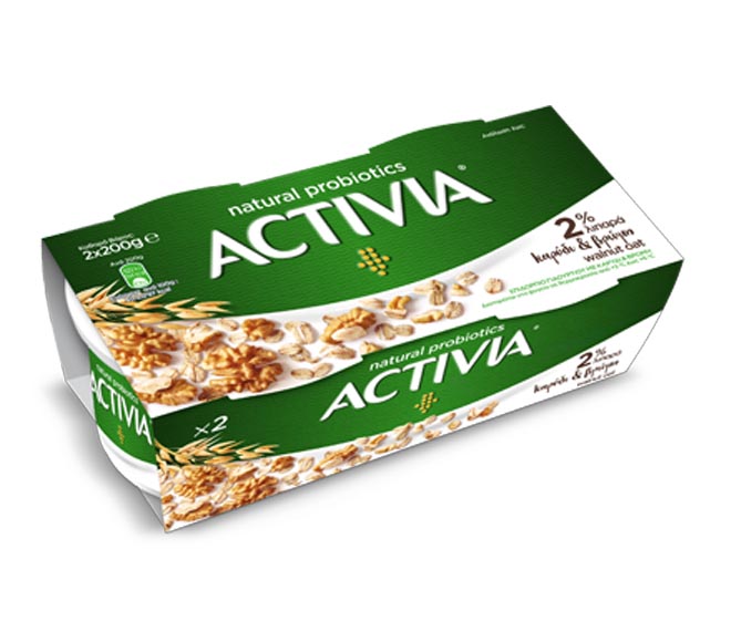 Yogurt Activia 2X200G - Walnut Oat