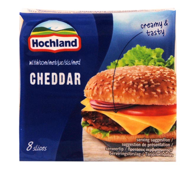Cheese Hochland Cheddar Slices 200G
