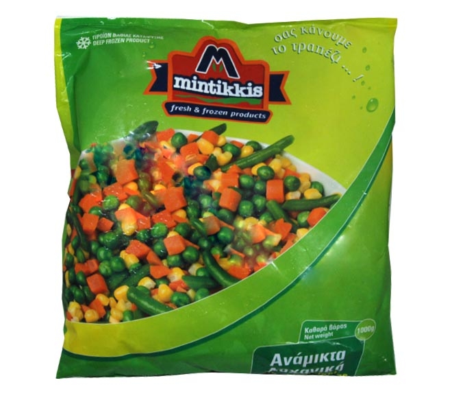 Mintikkis Frozen Mixed Vegetables 1Kg
