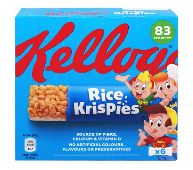 Kellogg'S Rice Krispies Bars 6X20G