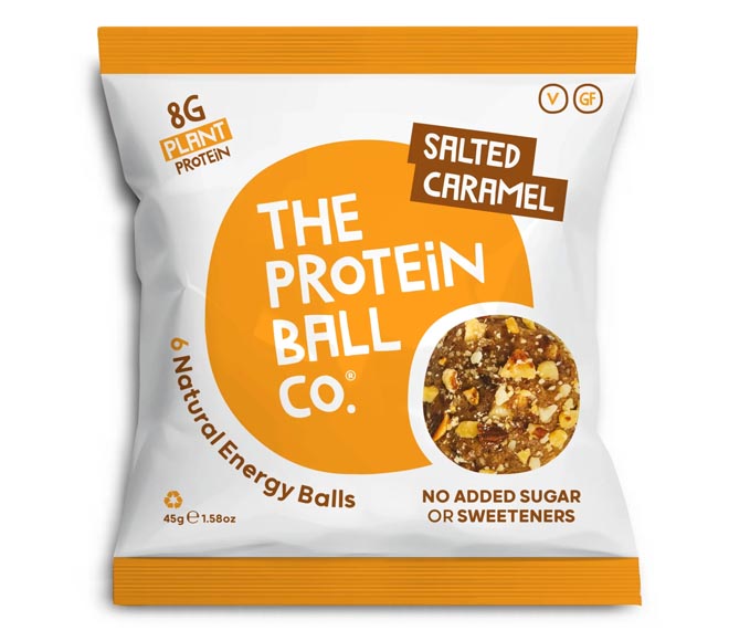 The Protein Ball Co Natural Energy Balls 6X7.5G (45G) - Salted Caramel