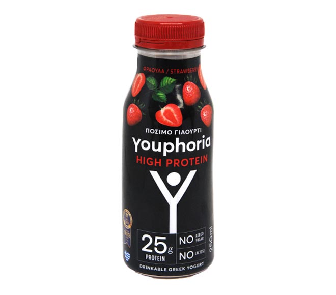 Youphoria High Protein Yogurt Drink 250Ml - Strawberry
