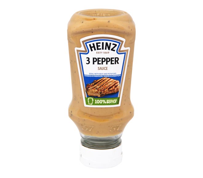 Sauce Heinz 3 Peppers 220G
