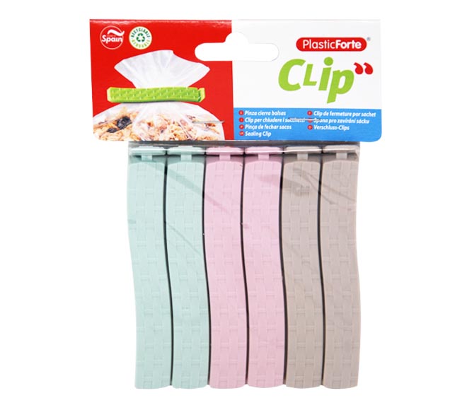 Plastic Forte Plastic Sealing Clip 6 Pieces