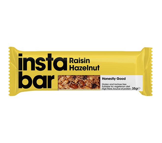 Instabar Raisin Hazelnut Bar 35G