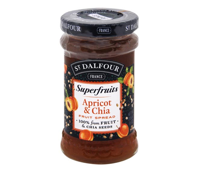 Jam St Dalfour Apricot Chia 170G
