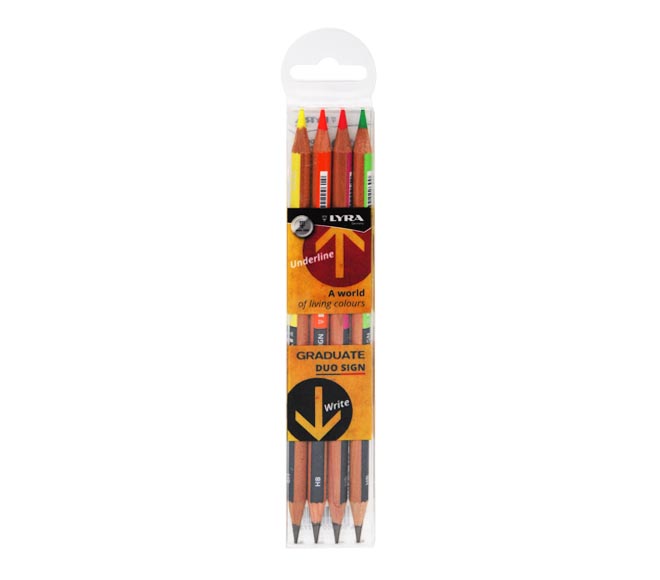 Pencils Lyra Graduate Duo Sign 4Pcs