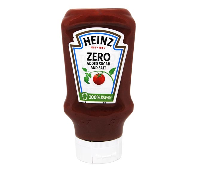 Ketchup Heinz Zero 425G - No Added Sugar And Salt