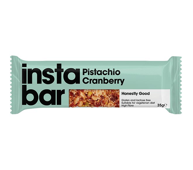 Instabar Pistachio Cranberry Bar 35G
