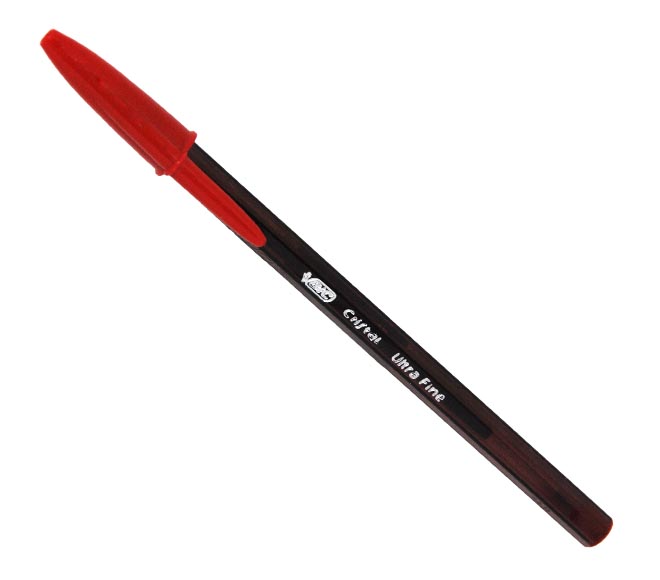 Pen Bic Cristal Exact Ball Ultra Point Fine 0.7Mm - Red