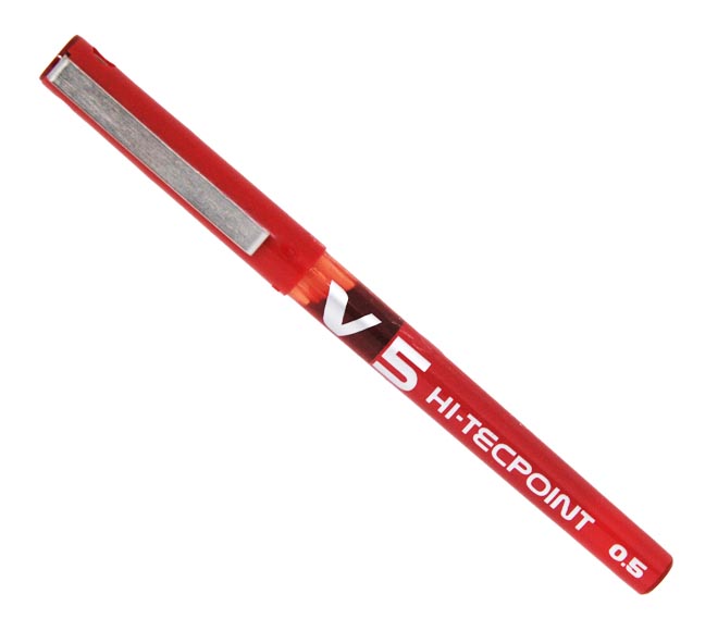 Pen Pilot V5 Hi-Tecpoint 0.5Mm - Red