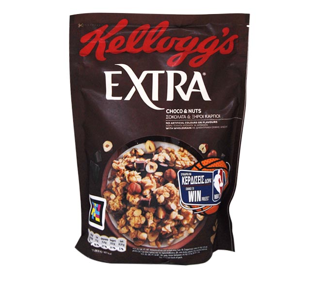 Muesli Kelloggs Extra Choco Nuts 450G
