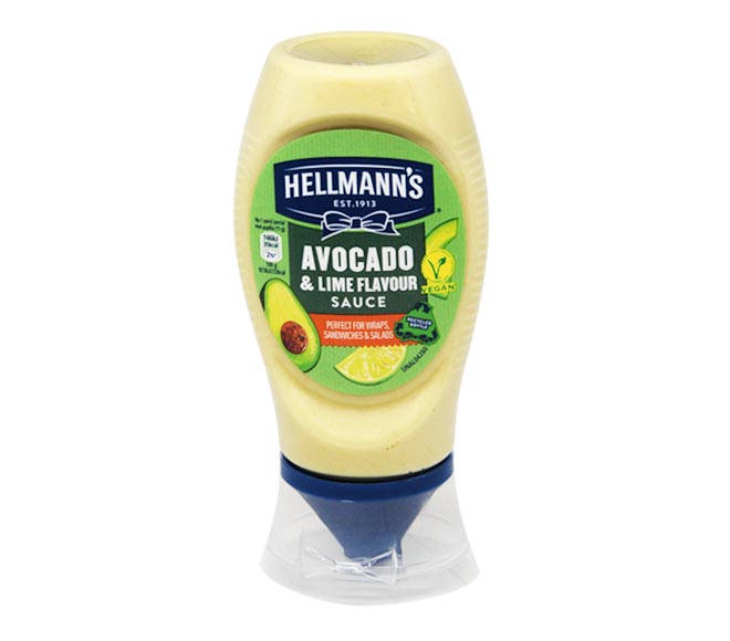 Sauce Hellmanns Avogado Lime Sause 255G