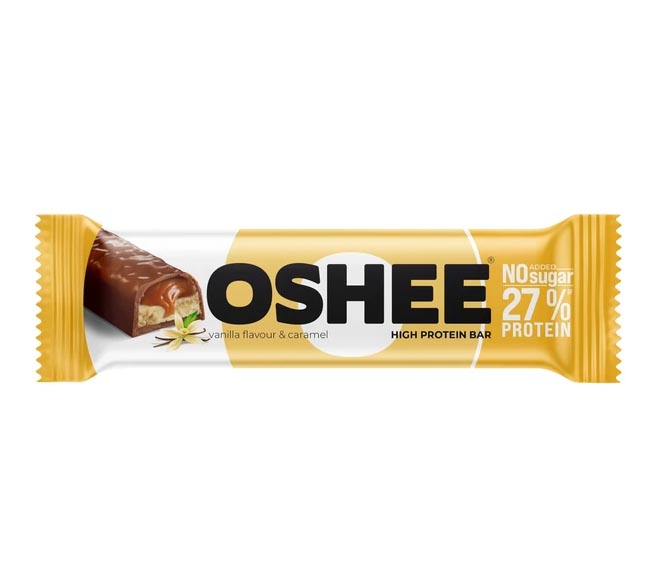 Oshee Protein Bars (26% Protein) 48G - Vanilla Flavour Caramel
