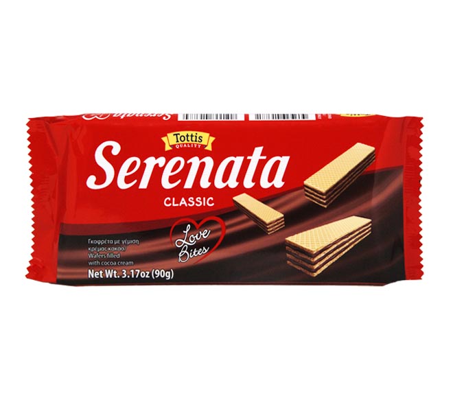 Serenata Snack Wafers Filled With Cocoa Cream 90G