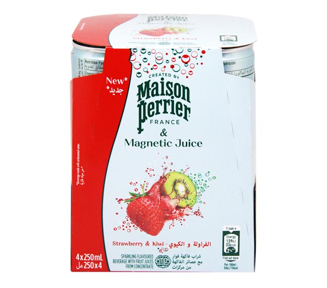 Maison Perrier Magnetic Juice 4 X 250Ml - Strawberry Kiwi