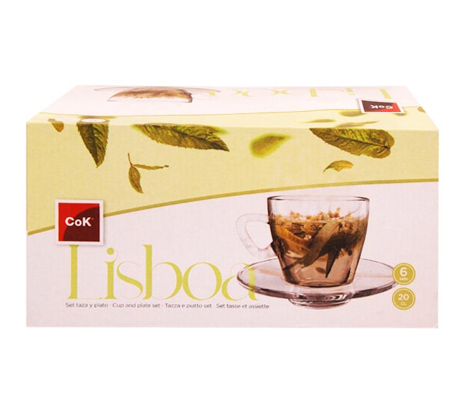 Cok Lisboa Coffee Cup Set Glass 20Cl 6Pcs