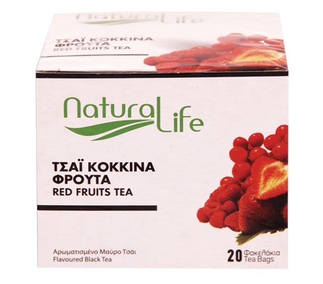 Natural Life  Tea Flavoured Black Tea 20Pcs 26G Red Fruit