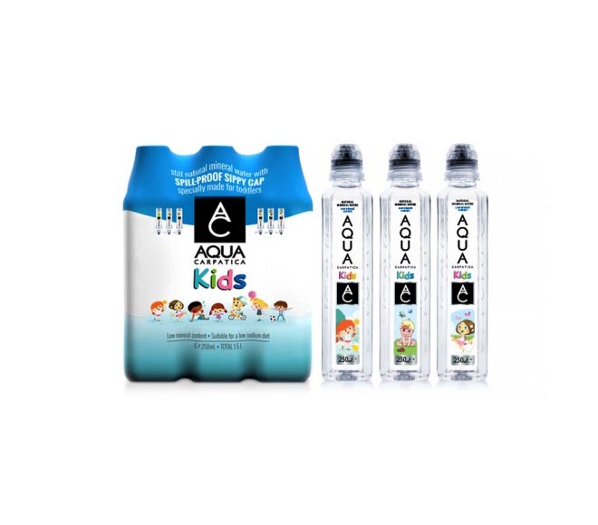 Aqua Carpatica Natural Mineral Water Kids Pet 6X250Ml